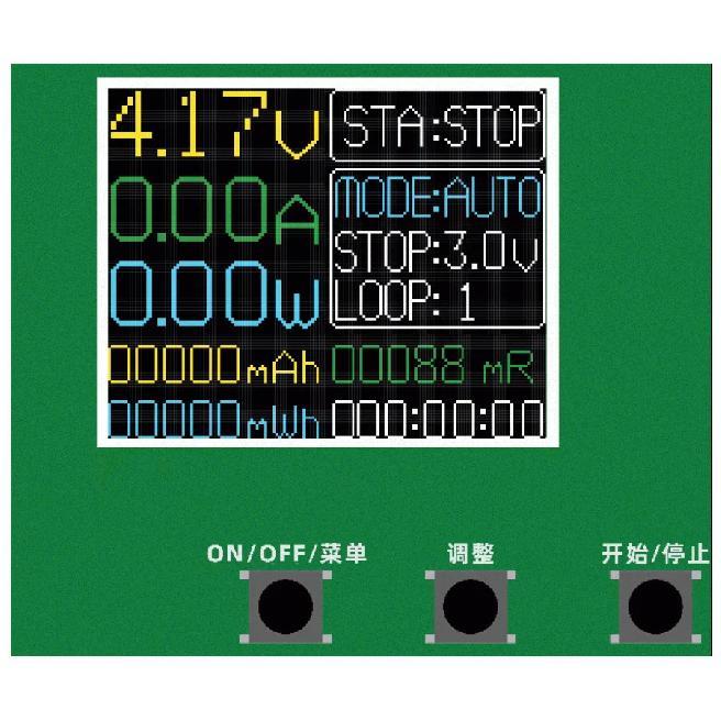 Type-C LCD Display Battery Capacity Tester MAh MWh Lithium Battery Digital Battery Power Detector Module 18650 Battery Tester