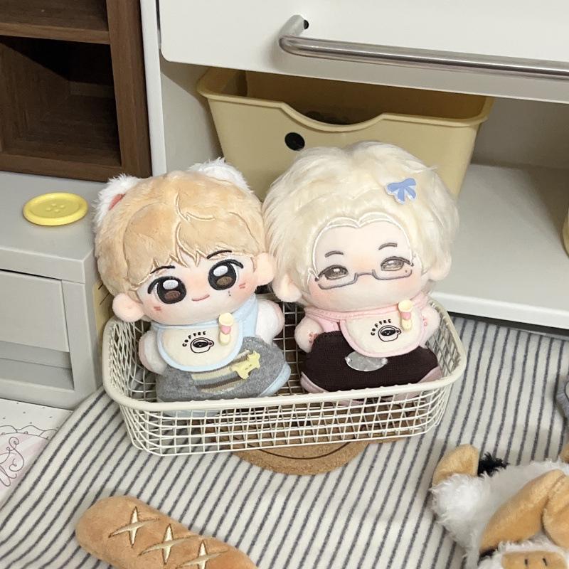 10CM Cotton Doll Overalls - Universal Plush Doll Clothes for Normal and Star Body Dolls.