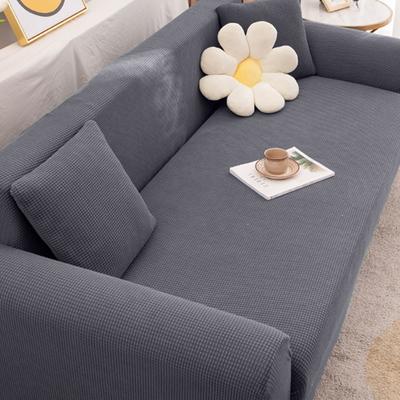 Neue Elastische Sofabezüge für Wohnzimmer Geometrischer Sessel Gestrickter Maisgitterstoff Sofa Überwürfe Stuhlschutz Heimdeko