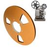 10-inch Replacement Tape Reel, Empty Tape Reel, Open Reel, Aluminum Alloy, Counter-Bending, 3 Wind-Resistant Holes, 1/4-inch Recording Tape Reel (Gold