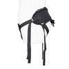 Lace Chastity Panties with Silicone Restraints & Neoprene SM Accessory for Adult Play
