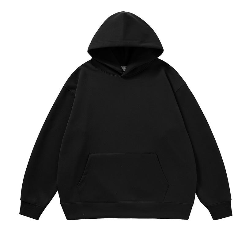 New Men's Clothing Autumn Casual Basic Hooded Solid Color Sweater Sweatpants American Trendy Brand Sports Suit Men