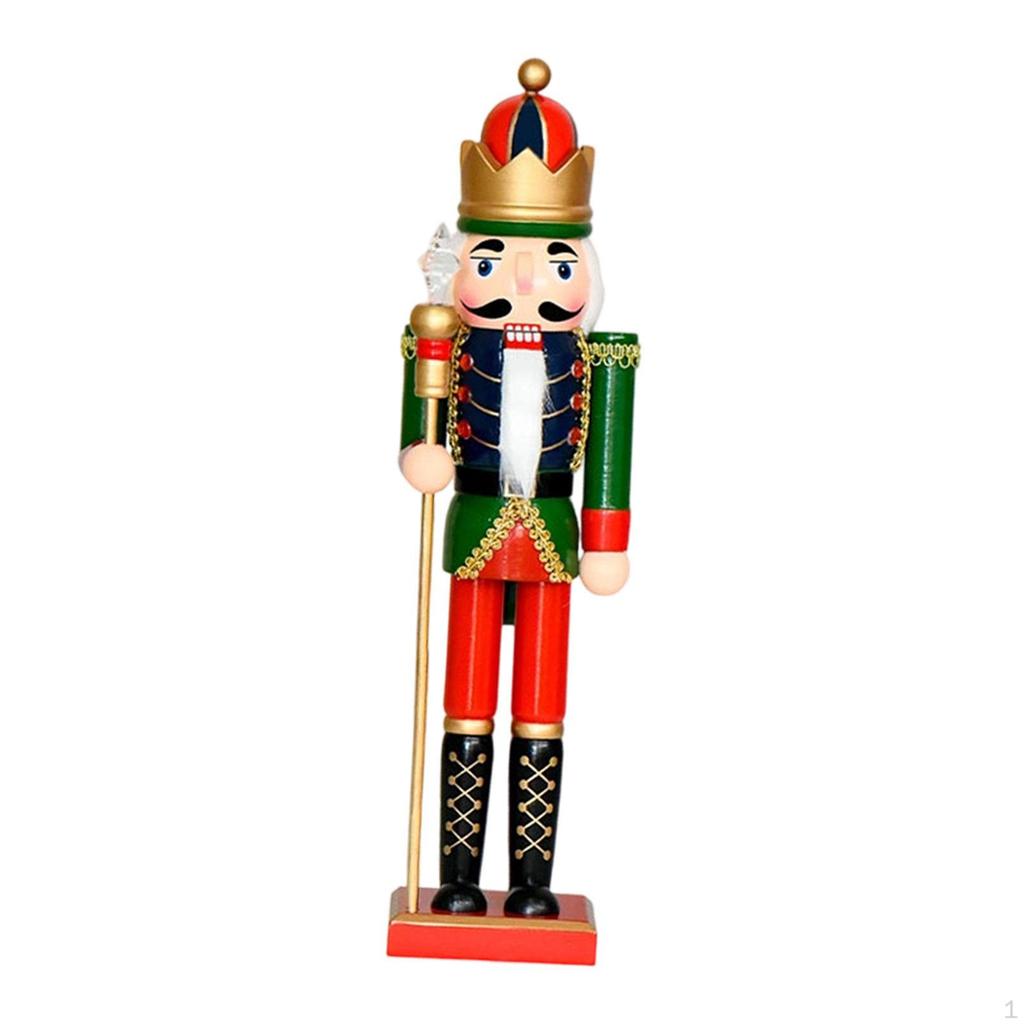 Christmas Nutcracker 15 Inch Collectibles Decoration Wooden Tabletop Ornament
