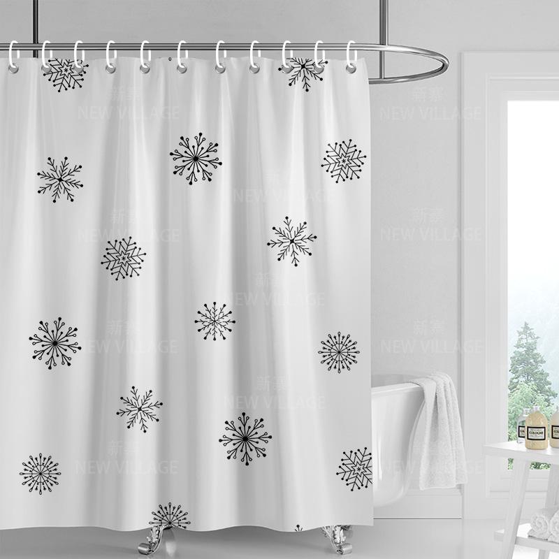 Dekoracja domu zasłony prysznicowe łazienka wodoodporna zasłona materiał Pokój dzienny Nowoczesny Nordycki Nowoczesny prosty wzór geometryczny