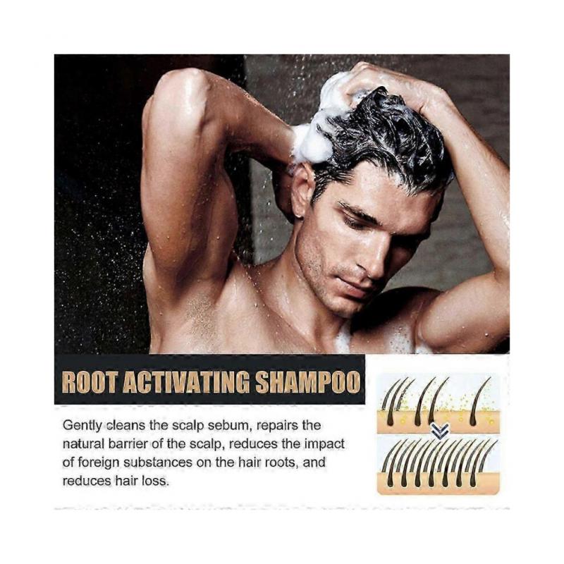 Shampoo Attivatore di Radici SPARTAN per Cuoio Capelluto Nutrito e Cura dei Capelli Anti-Diradamento