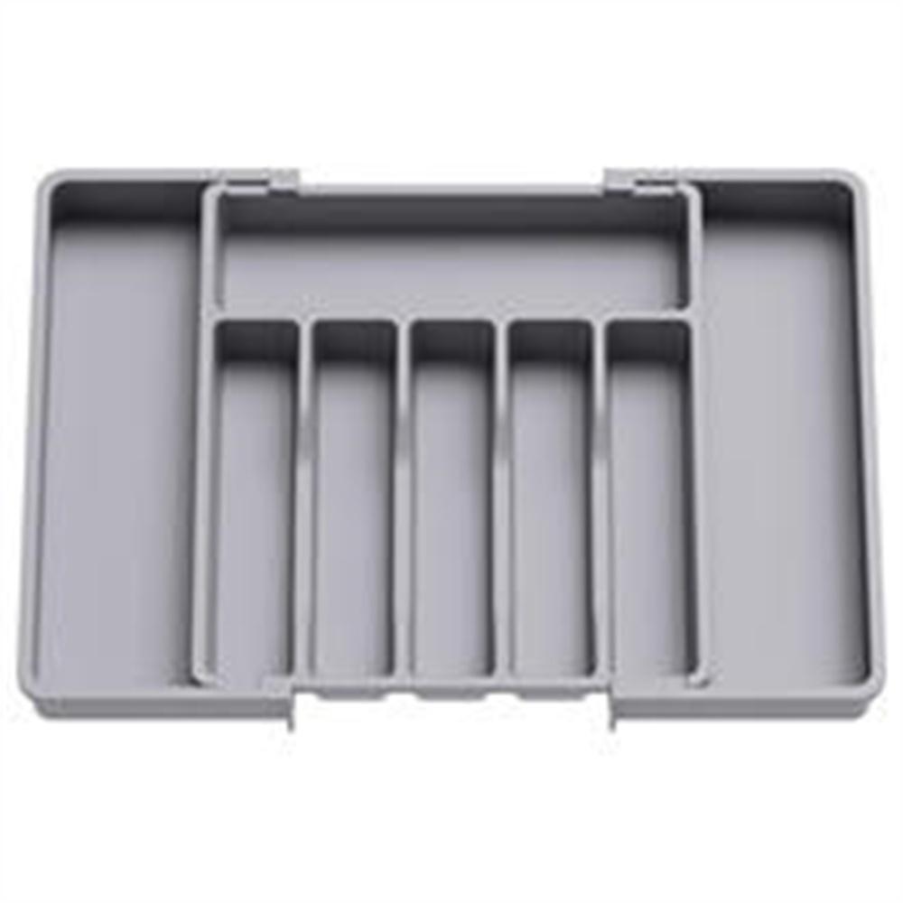 1pack Silverware Drawer Organizer Adjustable Storage Expandable Kitchen Drawer Organizer Storage Box for Forks, Spoons, Knives