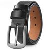 Real Cow Genuine Leather Belts for Man High Quality Plus Long Size Male Pin Buckle Waist Belt Strap
