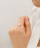 47Bag 925 Silver Daisy Freshwater Pearl Ring Eldar/ Elder