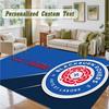 Crystal Velvet Square Rug Custom NameBlackburn Rovers FC Pattern Non Slip Home Floor Decor Rug