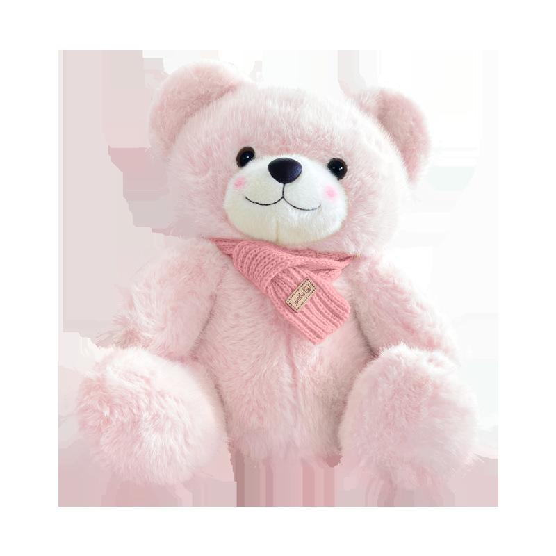 Heartwarming Teddy Bear Doll Plush Toy Bear Doll Scarf Bear Doll Gift Girl Hug Bear Bear