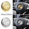 2025 For Mercedes-Benz 1pcs 52mm 58mm Car Steering Wheel Sticker Auto Interior For Mercedes Benz AMG W212 W213 W205 W177 V177 W2