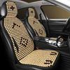 Cooling Summer Wooden Bead Car Seat Cushion with Lumbar Support