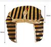 Mens Egyptian Pharaoh Hat Gold Egypt King Headpiece Snake Pharaoh Cosplay Halloween Party Costume Dress Up Themed Party