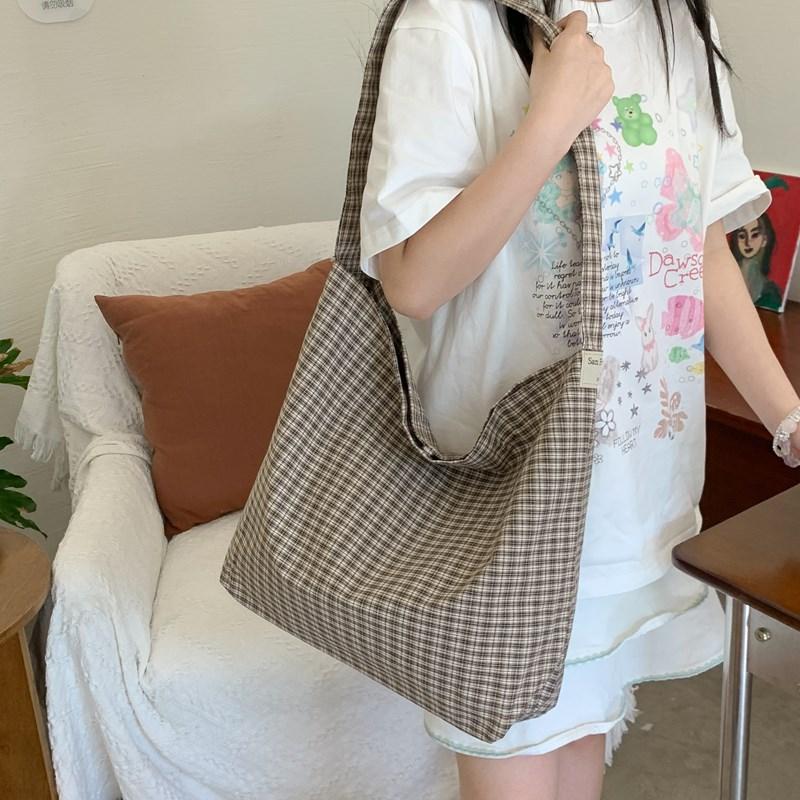 Lazy Commuter Bag 2025 New Fashion Bag Women's Niche Design Large Capacity Shoulder Messenger Bag Women's Tote Bag