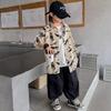 Boys Summer Short Sleeve Shirt Trendy Korean Casual Top for Kids