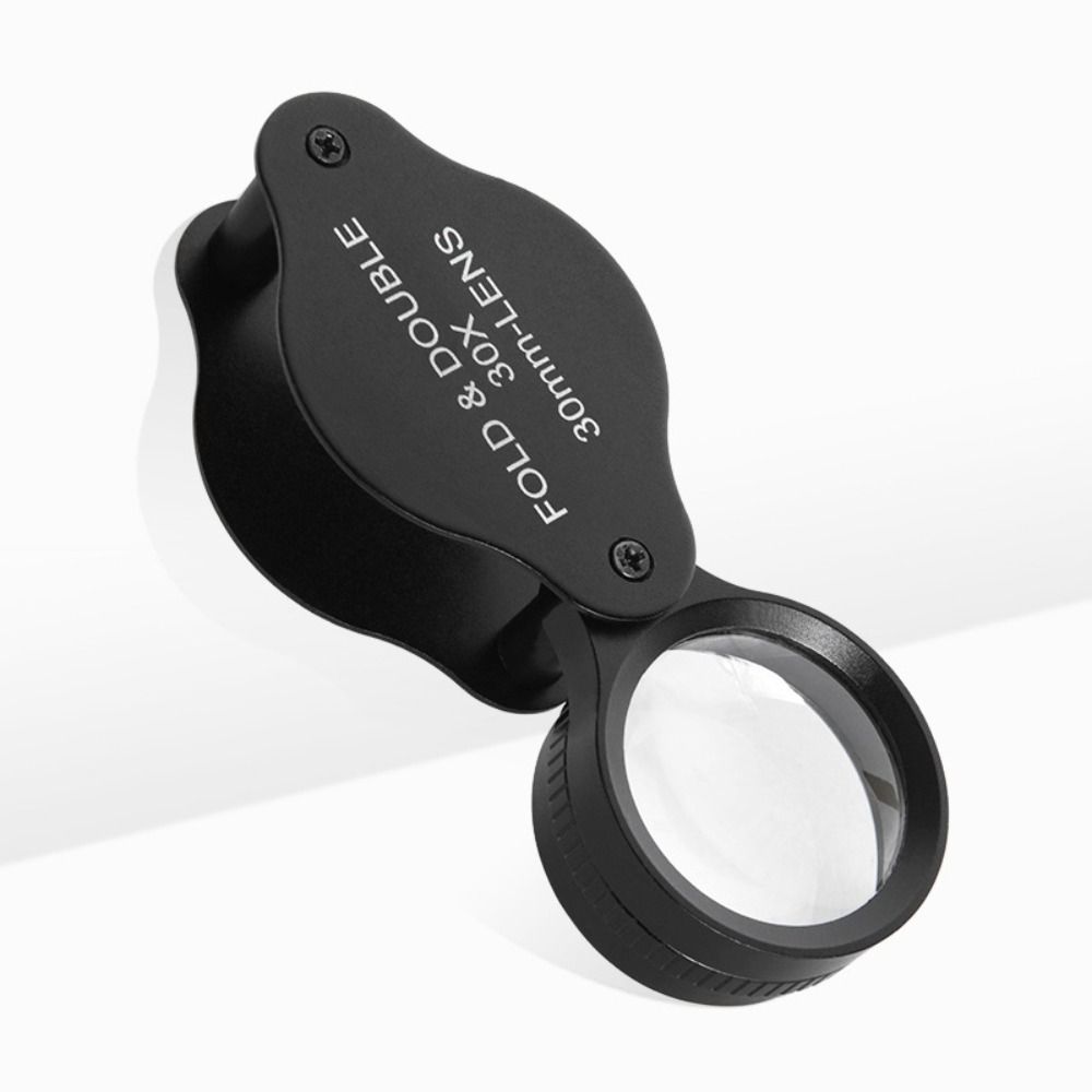 Portable Jewelry Loupe Convenient Storage Handheld Reading Magnifier  Read