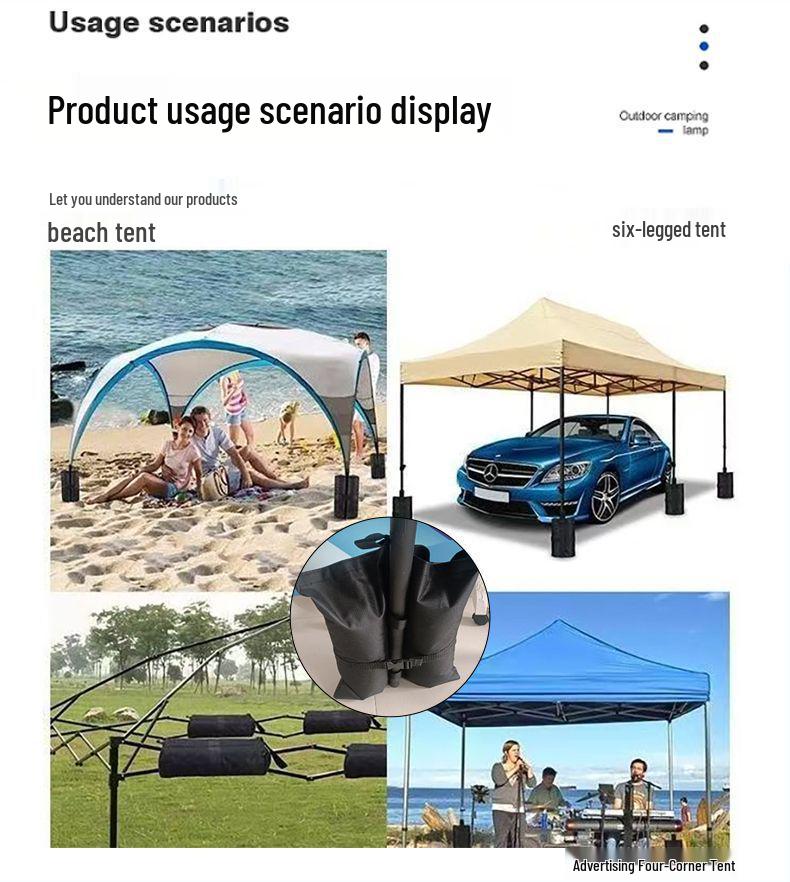Outdoor Pavillon Zelt Stütz Sandsack - Oxford Stoff Sonnenschutz Markise Befestigungstasche