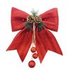 Nouvel Ornement de Nœud Scintillant de Noël Design Poudre d'Or Festif Décor d'Arbre de Noël Ornement de Maison Décoration Unique de Noël Cadeau