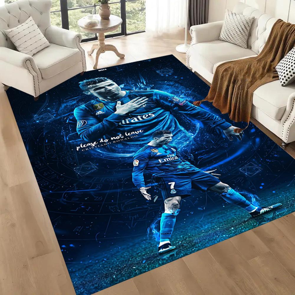 Dywanik Cristiano Ronaldo 5 Wzór do Przedpokoju Holu Pokojów Dziecięcych Salonów Antypoślizgowy Dywan Anime Wystrój Biura