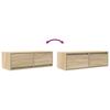 TV Cabinets (2 pcs) Sonoma Oak 80 x 31 x 25.5 cm Particleboard