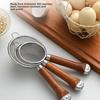 Food Grade Fine Mesh Sieve Stainless Steel Kitchen Filter Flour Filter Spoon  Juice Filtering
