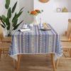 North Style Lace Dining Table Cloth Printed Tablecloth Cover Towel Striped Floral Rectangular Tablecloth Table Top