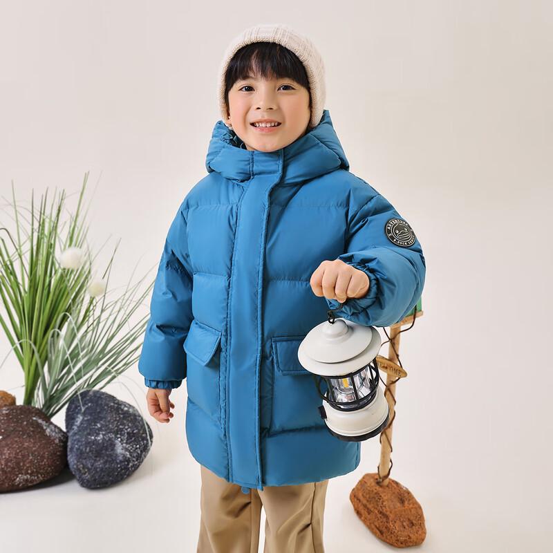 B.Duck Kids' Mid-length Winter Down Jacket