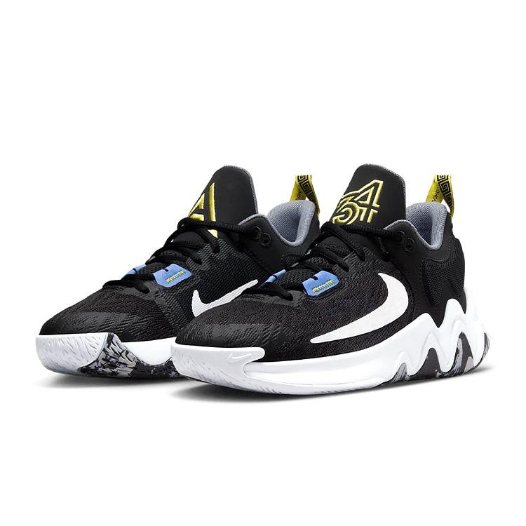 Nike Giannis Immortality 2 GS Black White Kids Sneakers University-Blue Smoke-Grey DQ1943-001