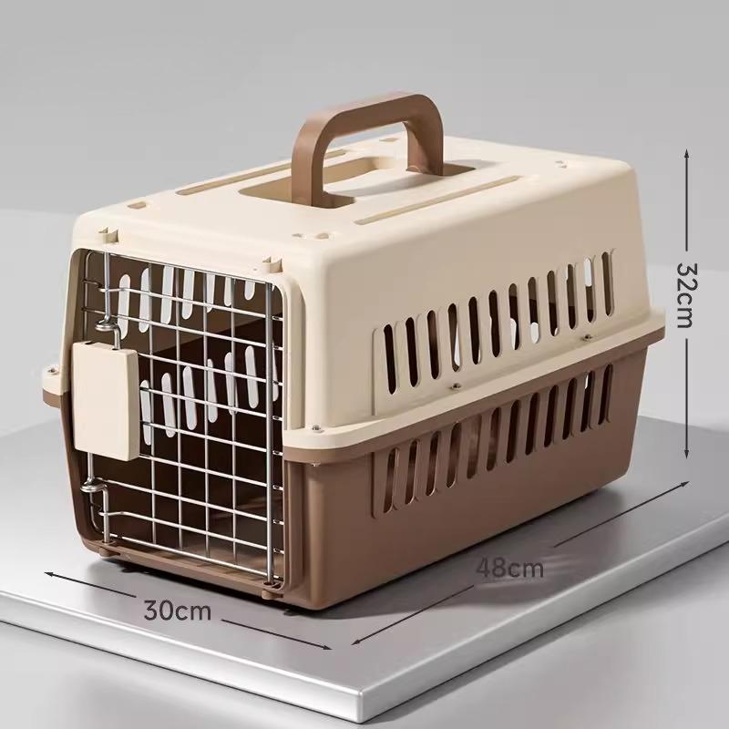 

Outdoor Pet Cat Bath Carrying Supplies Large Capacity Aviation Box Car Mounted Cat Cage Portable Breathable Cat Carriers Bag export quality
