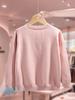 Girls' 2025 Spring/Autumn Round Neck Cardigan: Stylish Single-Breasted Knitwear