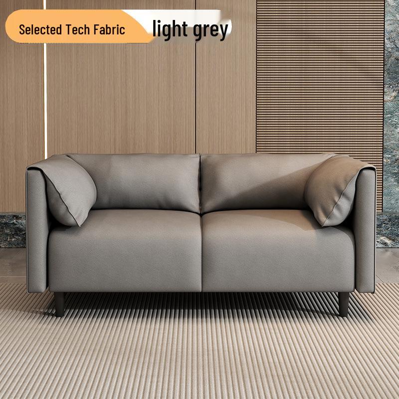 Modern Light Luxury Small Apartment Sofa - Cat Scratch Leather Fabric for Bedroom, Lounge, or Clothing Store