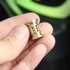 Hollow Out Brass Knife Beads Umbrella Rope Cord Outdoor Knife Pendant EDC Fidget Slider Accessories Adults Gifts