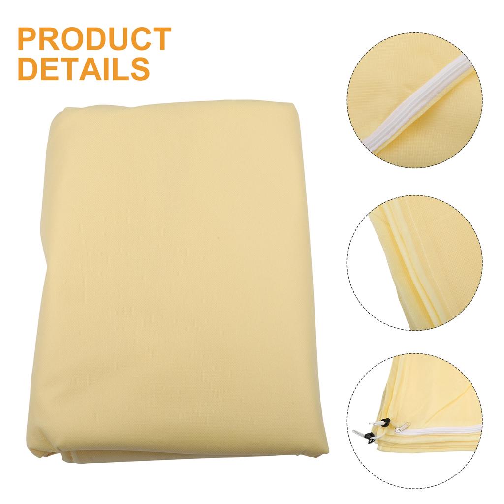 Heavy duty winter plant cover large with zipper and drawstring frost protection non woven fabric for outdoor use