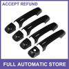 4pcs Black Outside Door Handle Trim Cover  for Toyota 4Runner 2010-