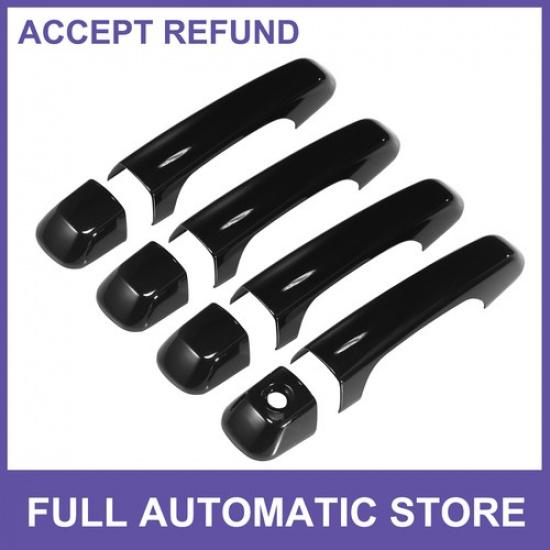 4pcs Black Outside Door Handle Trim Cover  for Toyota 4Runner 2010-