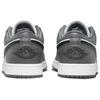Air Jordan 1 Low Iron Grey Black Unisex Sneakers White 553558-152
