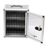 Cell Phone Locker 36 Slots Wall Mountable Phone Storage Cabinet with Mechanical Password Lock and Emergency Key for