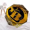 BSC Young Boys pattern, automatic folding umbrella, portable and foldable design, 8 ribs, a Christmas or birthday gift.