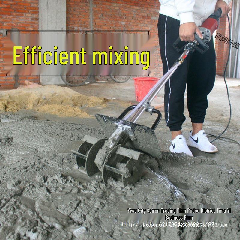 Dual-Use Concrete and Mortar Mixer for Wet and Dry Mixing | Ideal for Tile Construction