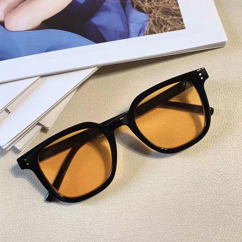 

Солнцезащитные очки в большой квадратной оправе, винтажные солнцезащитные очки в стиле панк с градиентом, персонализированные женские очки V4, очки D, очки для вождения