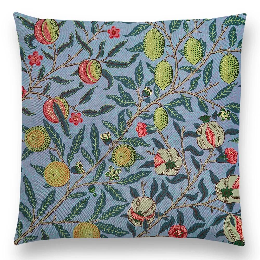 William Morris Thief Red Cushion Cover  Luxury Throw Pillow Home Decor for Sofa Living Room Pillow Case ///