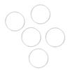 5Pcs Dreamcatcher Ring 16Cm Metal Round Rings for DIY Handicrafts Thong Wrapping Fabric Ribbon Lace Covering Curtain