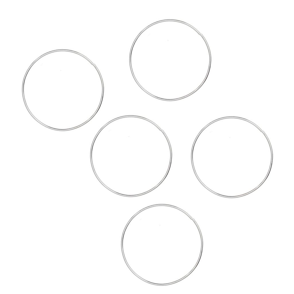 5Pcs Dreamcatcher Ring 16Cm Metal Round Rings for DIY Handicrafts Thong Wrapping Fabric Ribbon Lace Covering Curtain