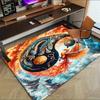 1pc Phoenix Dragon Themed Rug for Home Decor, Non-slip Office Carpet, Chair Mat, Outdoor Mat, Christmas and Halloween Gifts-0731142