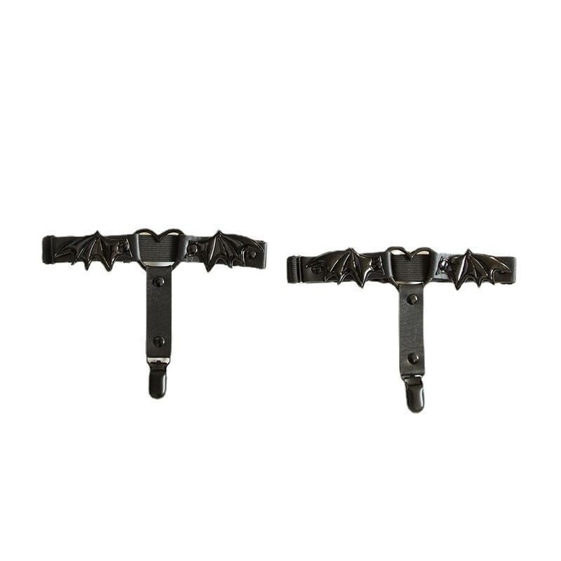 2025 Texture Leather Thigh Clips Leg Body Clips Harness Gothic Leg Garter Belt Fashion Beach Club Rave Party Body Supplies