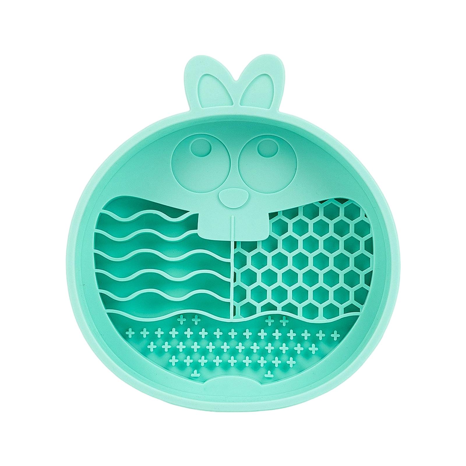 

Silicone Slow Feed Dog Bowl Pet Licking Mat Interactive Puzzle Feeding Dish for Cats and Dogs with Non-Slip Base and Multiple Texture Design One Size синий