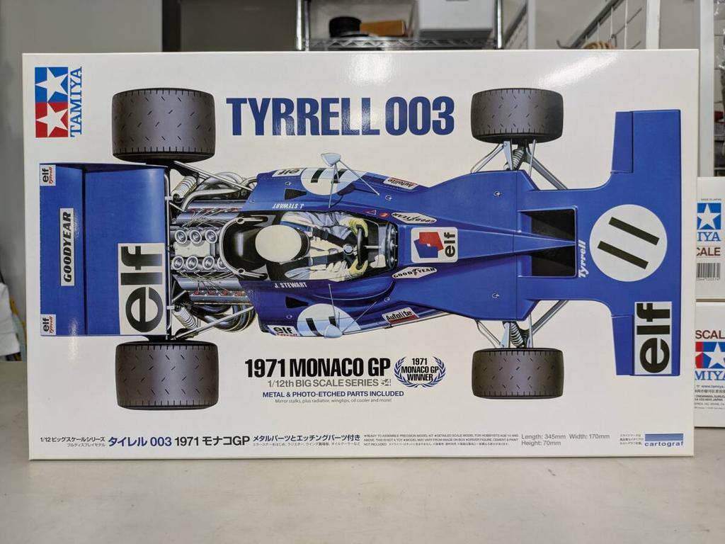 Tamiya Tyrrell 003 1971 Monaco GP 12054 1/12