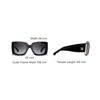 Chanel Quadratische Sonnenbrille Mit Logo-Muster Unisex-Sonnenbrille Schwarz Gold CH5435-C622/S6