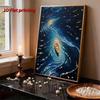 DIY Pearl Painting Set The Blue Sea Pattern Home Decoration Handmade Sticky Diamond Creative Canvas Pearl Art Painting Crafts Perfect Gift