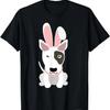 Bullterrier Bunny Ears T Shirt Happy Easter Dog Lovers